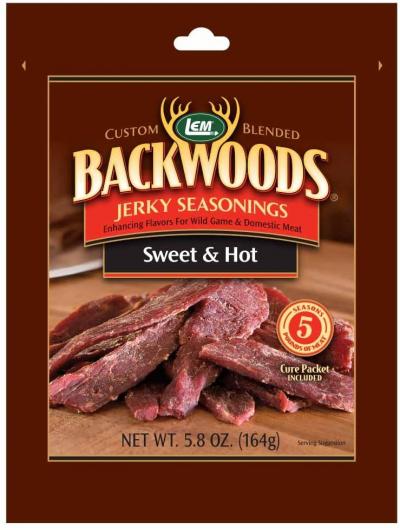 Lem Backwoods Sweet & Hot Jerky Seasoning Makes 5lb.