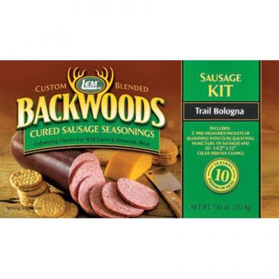 Lem Backwoods Cured Trail Bologna Sausage Kit Makes 10lb