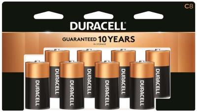 Duracell Coppertop C Alkaline Batteries 8pk