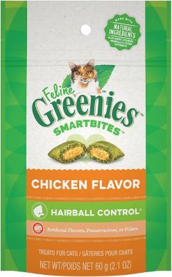 Greenies SmartBites Chicken Flavor Hairball Control 2.1oz