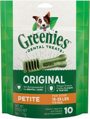 Greenies Treat Original Petite 6oz. 10ct.