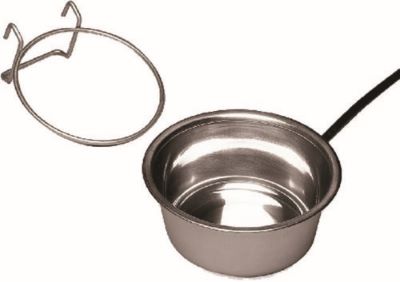 1 Quart Stainless Steel Heated Pet Bowl