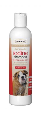 Duravet Therapeutic Iodine Shampoo 8oz.