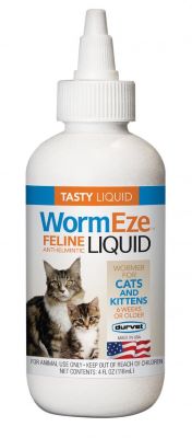 Tasty Liquid WormEze Feline Liquid  4oz.