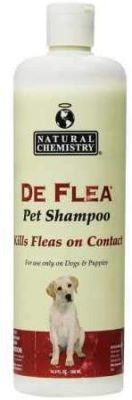 Natural Chemistry De Flea Shampoo for Dogs 16oz.