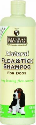 Natural Chemistry Natural Flea & Tick Shampoo for Dogs 16oz.