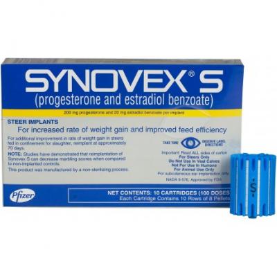 Synovex S Implant 10 dose clip