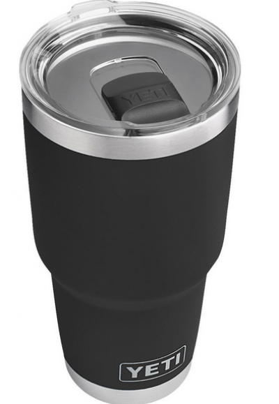 Rambler 30oz Black Tumbler with Magslider Lid