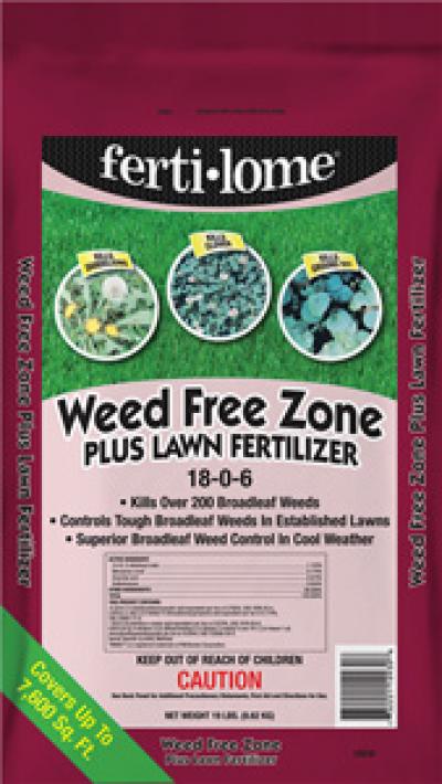 Fertilome 20lb Weed Free Zone + Fertilizer 18-0-6