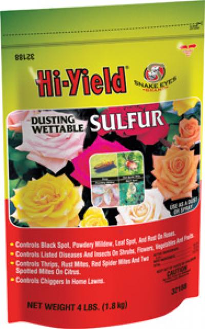 Hi-Yield 4lb Dusting Wettable Sulfur