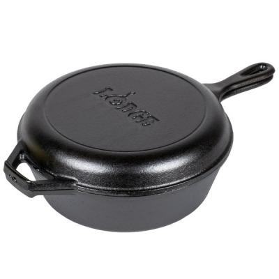 Lodge 7.5 Qt. Cast Iron Dutch Oven in Red - EC7D43