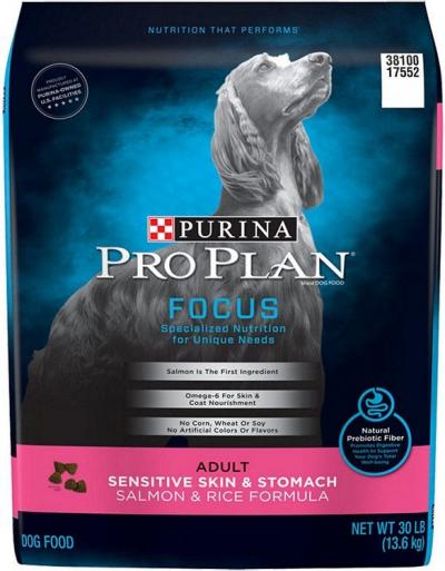 Purina Pro Plan Select Dog Food Sensitive Skin & Stomach Adult 30 lbs