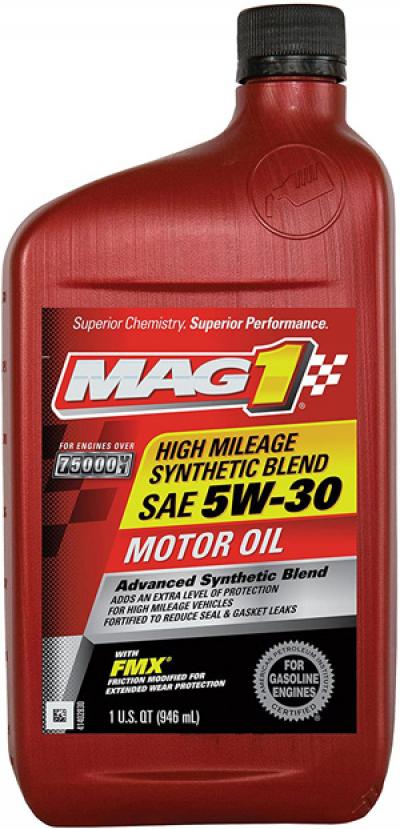 MAG1 High Mileage Synthetic Blend 5W-30 Motor Oil - qt