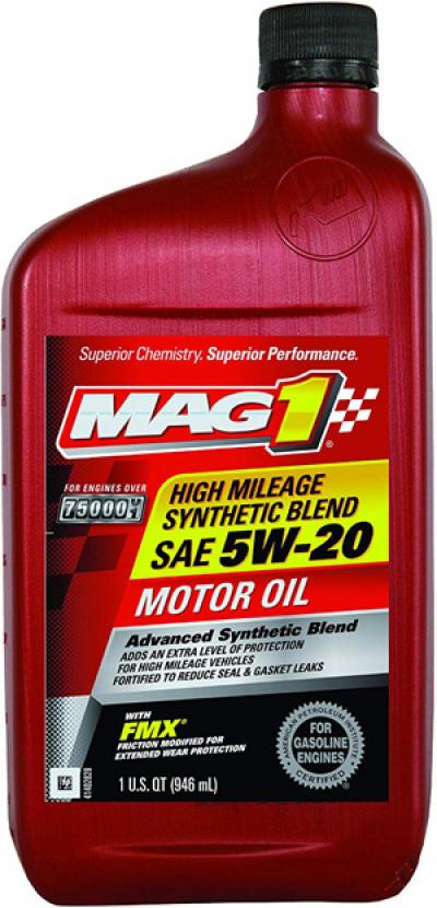 MAG1 High Mileage Synthetic Blend 5W-20 Motor Oil - qt