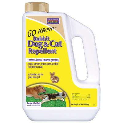 BONIDE 3 lbs Go Away! Rabbit - Dog & Cat Repellent Granules