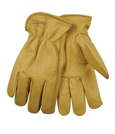 Mens L Unlined Cowhide Glove