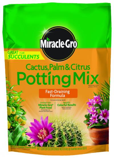 Miracle-Gro Cactus, Palm & Citrus Potting Mix 8 qt