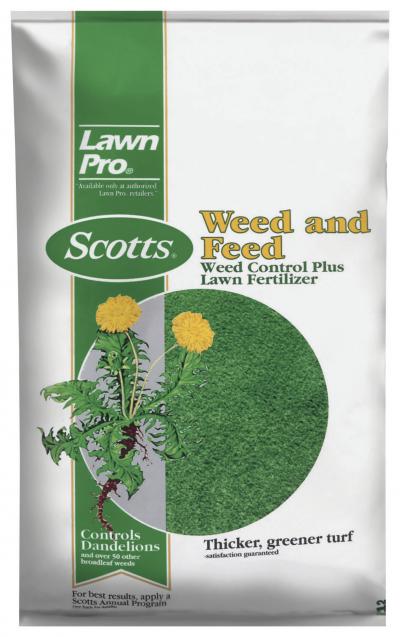 Scotts Lawn Pro Weed and Feed Weed Control Plus Lawn Fertilizer 5000 sq. ft