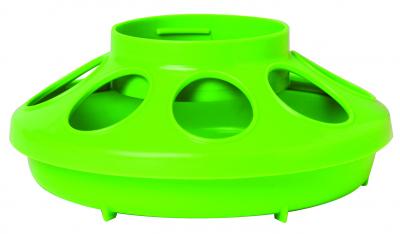 1 Quart Plastic Feeder Base - Apple Green