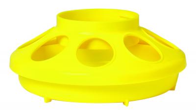 1 Quart Plastic Feeder Base - Yellow