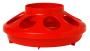 1 Quart Plastic Feeder Base - Red