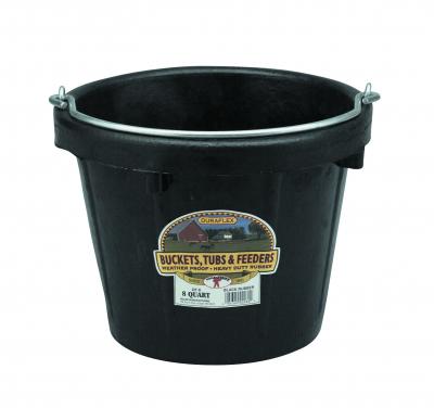 8 Quart Light-Duty Rubber Pail