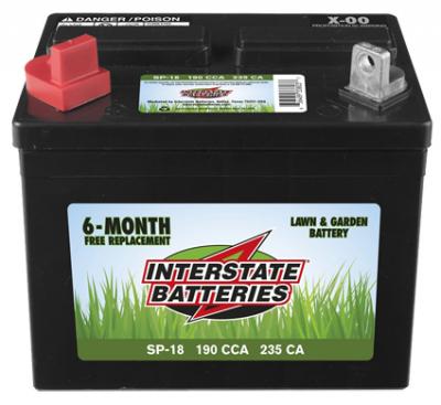 Interstate Lawnmower Battery U1L 190cca