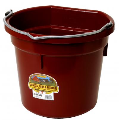 20 Quart Plastic Bucket Burgundy