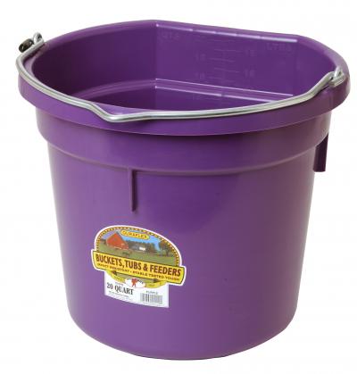 20 Quart Plastic Bucket Purple