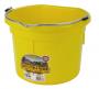 8 Qt Flatback Plastic Bucket Yellow