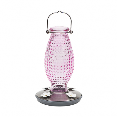 Perky-Pet Cranberry Hobnail Vintage Hummingbird Feeder - 16 oz