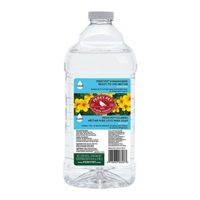 Perky-Pet Clear Liquid Hummingbird Nectar Ready-To-Use 64 oz Bottle
