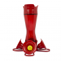 Perky-Pet Pinch-Waist Red Plastic Hummingbird Feeder  8 oz