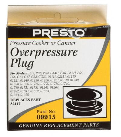Presto Over Pressure Plug