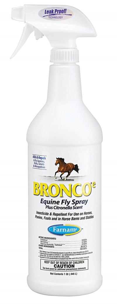 Bronco Equine Fly Spray - Quart