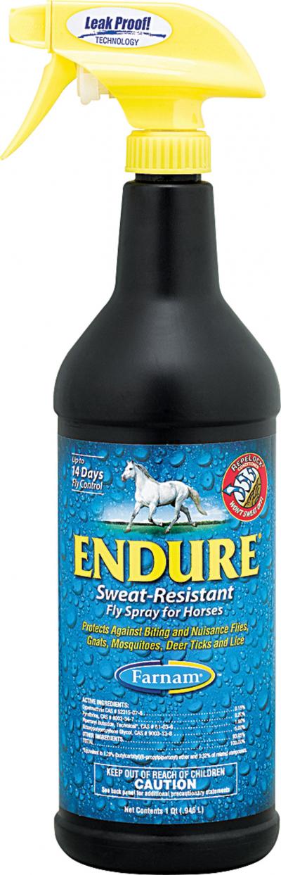 Endure Sweat-Resistance Fly Spray for Horses 32 oz