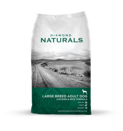 Diamond Naturals Chicken & Rice Large Breed Dry Dog Food 40lb