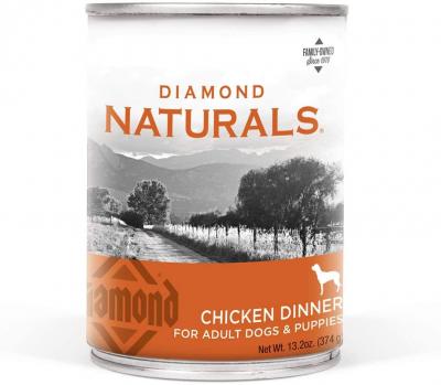Diamond Naturals Chicken Dinner Adult & Puppy Canned Dog food 13.2oz