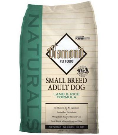 Diamond Small Breed Adult Lamb & Rice Adult Dog Food 6lb