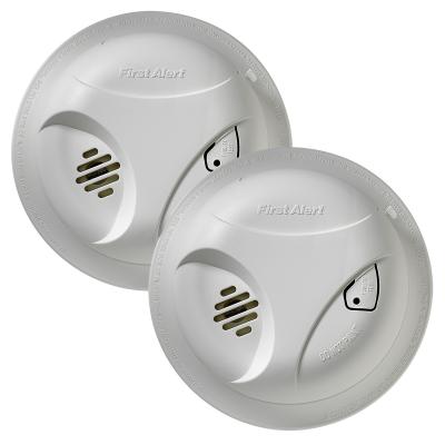 First Alert General Smoke Alarm w/Test Button 2pk