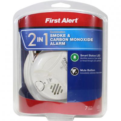 First Alert Smoke Alarm & Carbon Monoxide Detector 2pk