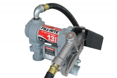Fill-Rite 12V 13GPM Transfer Pump w/Manual Nozzle