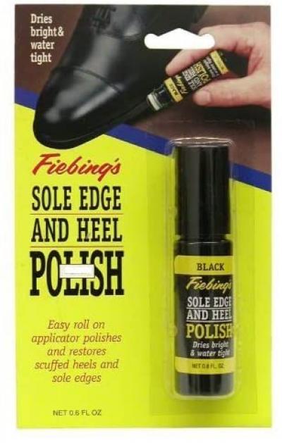 Fiebing's Black Sole Edge & Heel Polish Roll-on 6oz