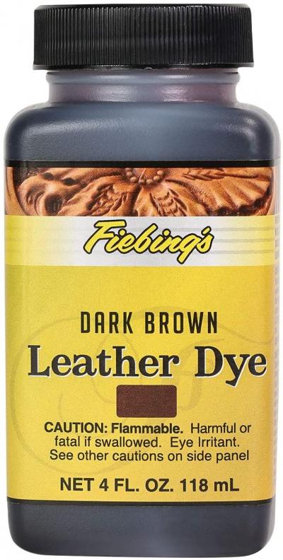 Fiebing's Dark Brown Leather Pro Dye 4oz