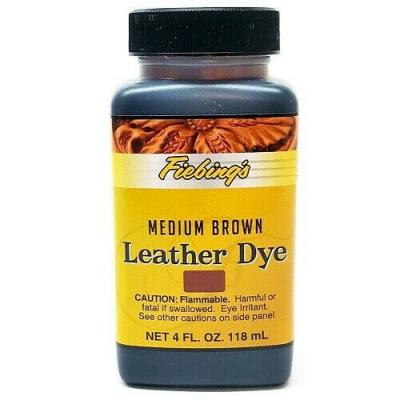 Fiebing's Medium Brown Leather Dye 4oz