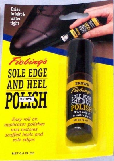 Fiebing's Brown Sole Edge & Heel Polish Roll-on 6oz