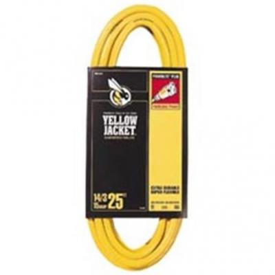 Woodswire 25ft 14/3 Yellow Jacket Extension Cord