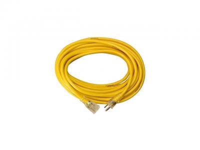 Woodswire 25ft 12/3 Yellow Jacket Extension Cord