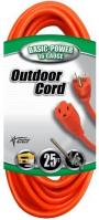 Coleman Cable 25ft Vinyl Outdoor 16/3 Extension Cord