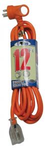 Conntek 12ft 16/3 I-PLUG Lighted Orange Extension Cord